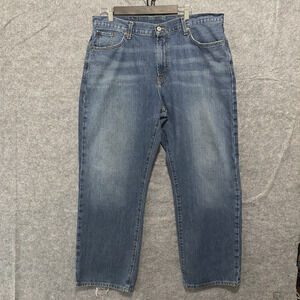 Lucky Brand Dungarees Bootcut Jeans Mens 38 x 29.5 Blue Med Wash‎